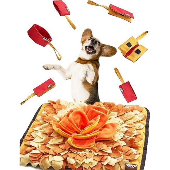 Snuffle Mat for Dogs-Enrichment Hide & Seek Treat Toys(Large Nosework Sniff Mat) - Picture 7 of 7
